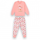 Дитяча піжама для дівчинки, персиковий PGD-21-15, 12901, Gabbi