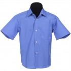Сорочка для хлопчика, короткий рукав, синя (150124), ТМ Гротекс