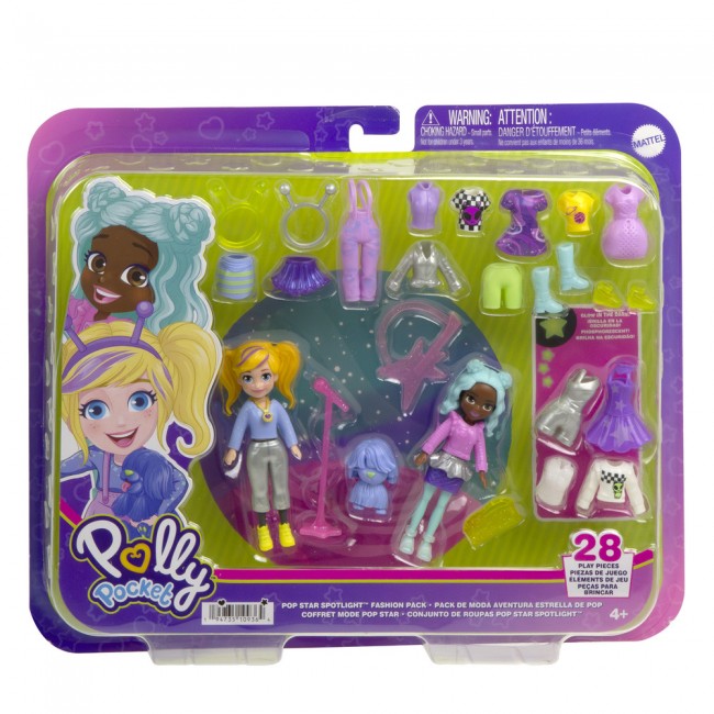 Ігровий набір - Модний гардероб для двох, в ас., (HNF51), Polly Pocket