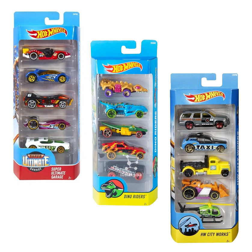 Подарочный набор автомобилей (5 шт.) 1806, Hot Wheels