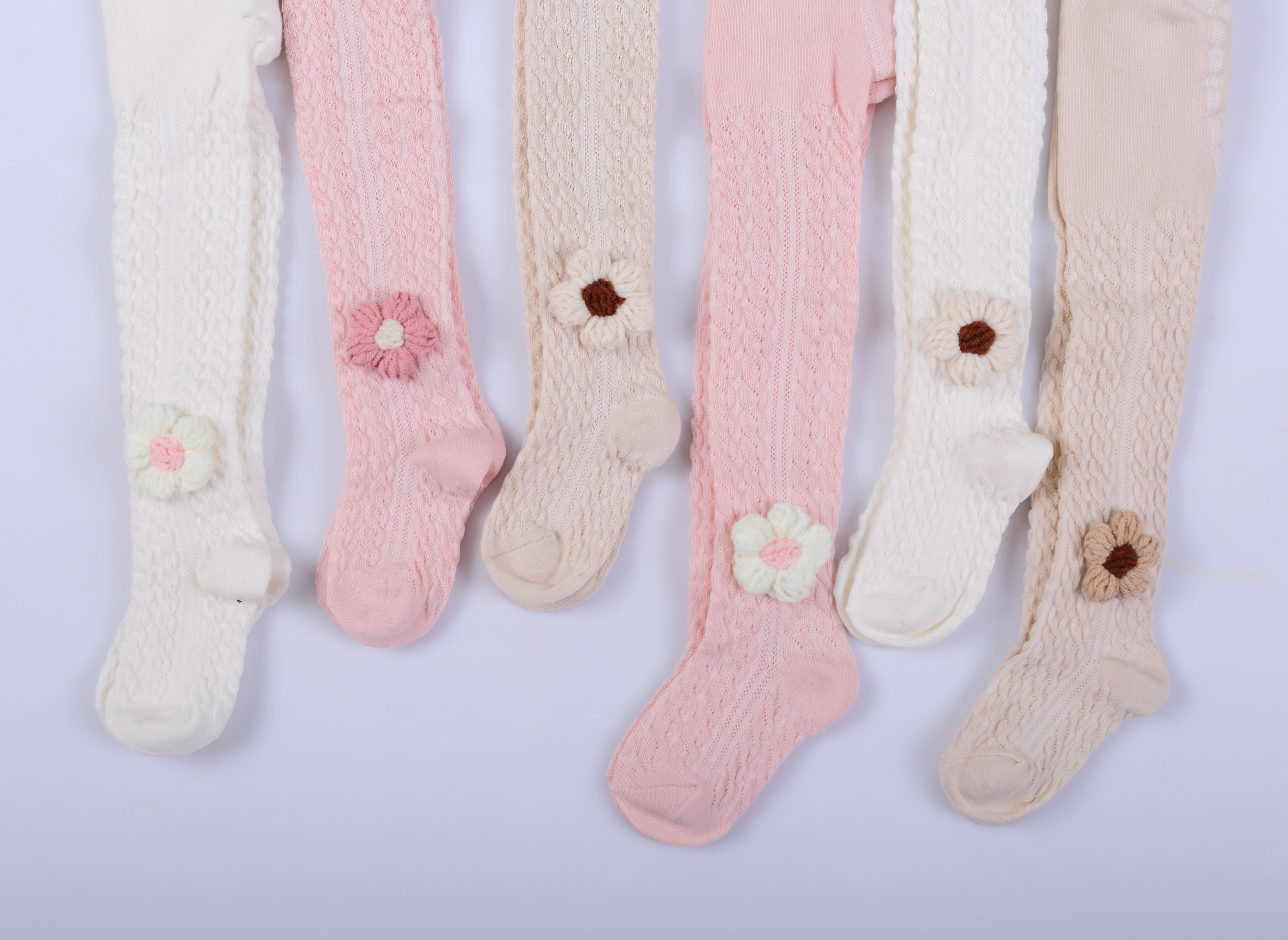 Дитячі колготи з квіткою (5222), Мальва