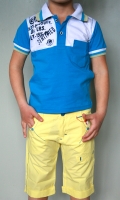 Комплект для мальчика (футболка поло + шорты) 8248+8149, Miniks (Турция)