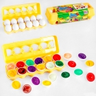 Развивающая игрушка “Яйца 3D сортер. Овощи и фрукты” 48666