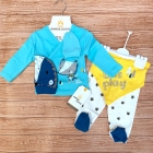 Комплект одежды на выписку для новорожденного мальчика, 5 предметов (2201),  (Турция)