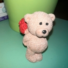 Сувенир Мишка Тедди с букетом цветов 67895