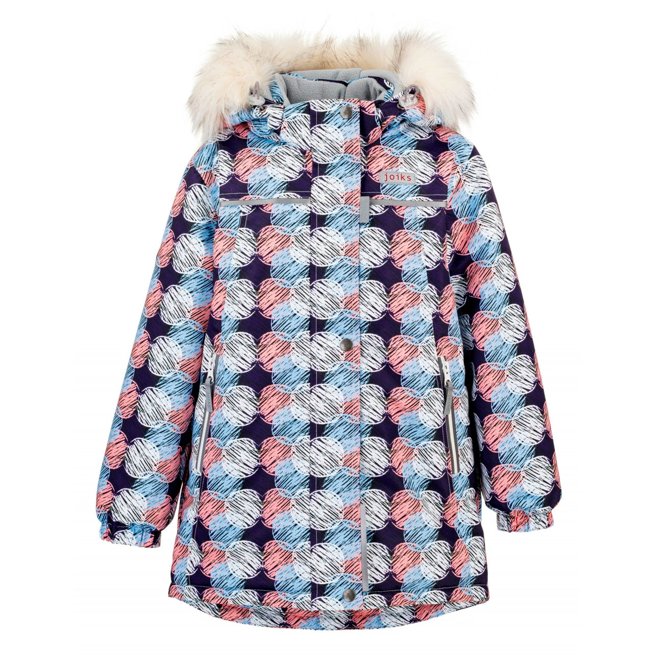 Дитяча зимова термо куртка для дівчинки (G-40), JOIKS