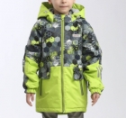 Демисезонная куртка-парка для мальчика EW-119, салатовый JOIKS