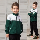 Детский спортивный костюм для мальчика,  черно-зеленый (033СК), Joiks