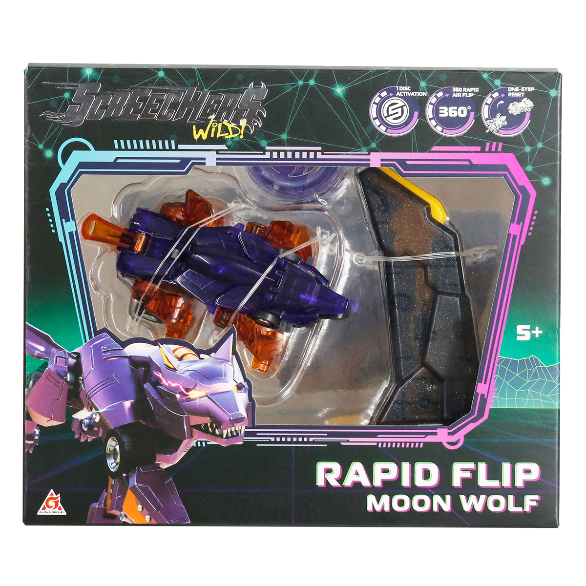 Ігровий набір Screechers Wild! S5 L0.5 – Мун Волф KS686103B, (Дикі Скричери)