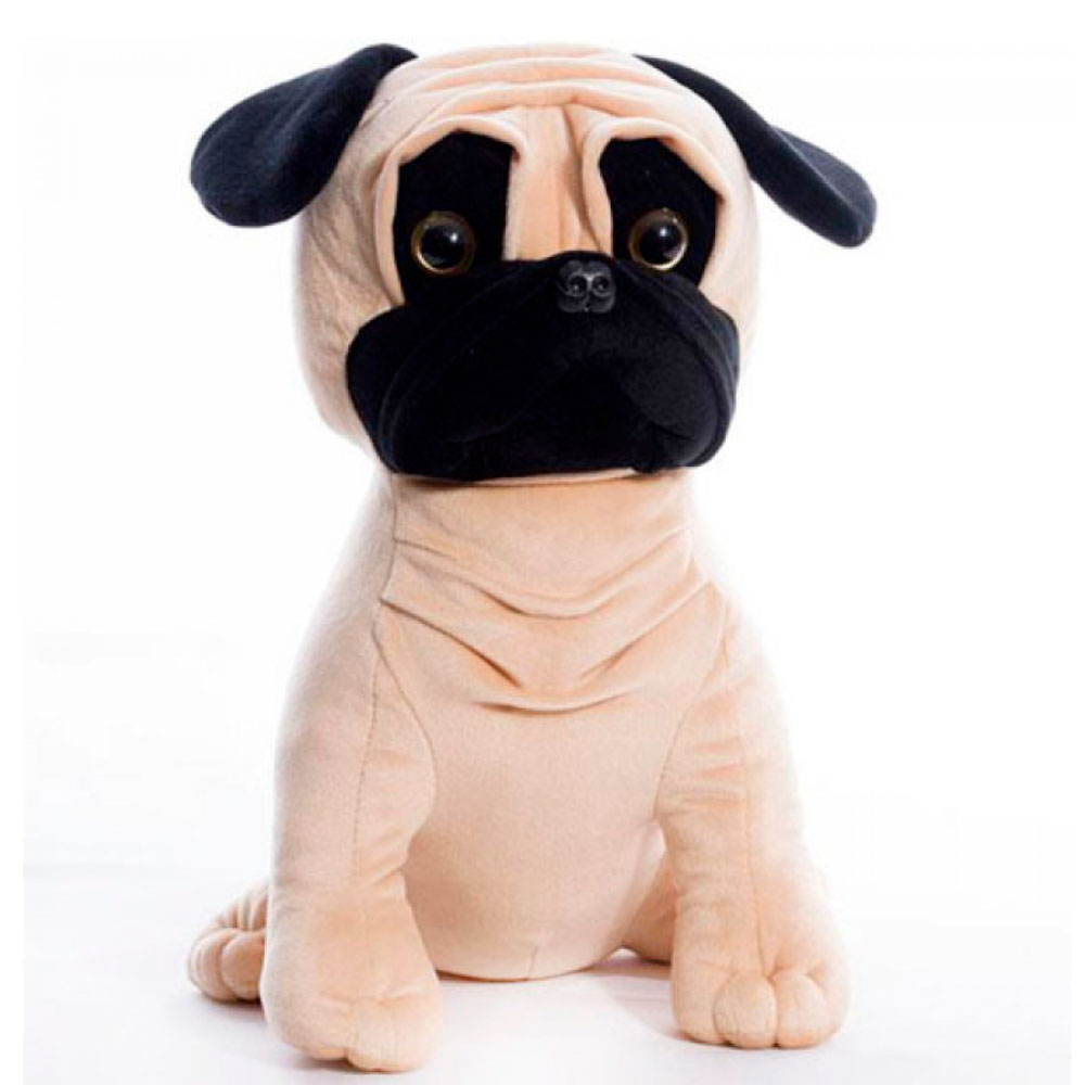 Мягкая игрушка собака бульдог Мупси 29 см, 00135-7, Копиця