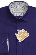 Фиолетовая рубашка для мальчика (Ribon A90), KNIAZHYCH (Княжич)