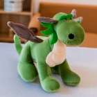 М'яка іграшка дракон Лаккі, 23 см, зелений 21214-2, Копіця