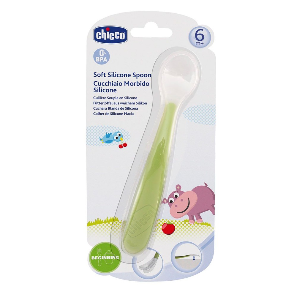 Ложка силіконова (6+) (06828.51), Chicco