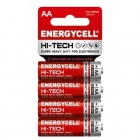 Батарейки солевые Energycell HI-TECH 1.5V R6 AA (EN15HT-B4 LR6) 4 шт. в пленке