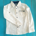 Школьная рубашка для мальчика белая (729-8452-5), MUTLU