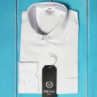 Рубашка для мальчика с длинным рукавом, белая (7907, 7908, 7909, 7910), Messy