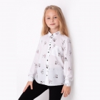 Блуза c довгим рукавом для дівчинки (3653), Mevis