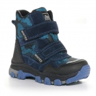 Детские демисезонные ботинки для мальчика, синие (04-410-43-20B-31-451), Мinimen (Минимен)