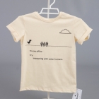 Детская футболка, молочная (212071), Monaliza