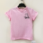Детская футболка Котенок, розовая (212072), Monaliza