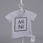 Детская футболка Mi, серая (212075), Monaliza