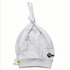 Детская шапочка для девочки  - Діно-baby, белый-розовый (21-351), НЯНЯ