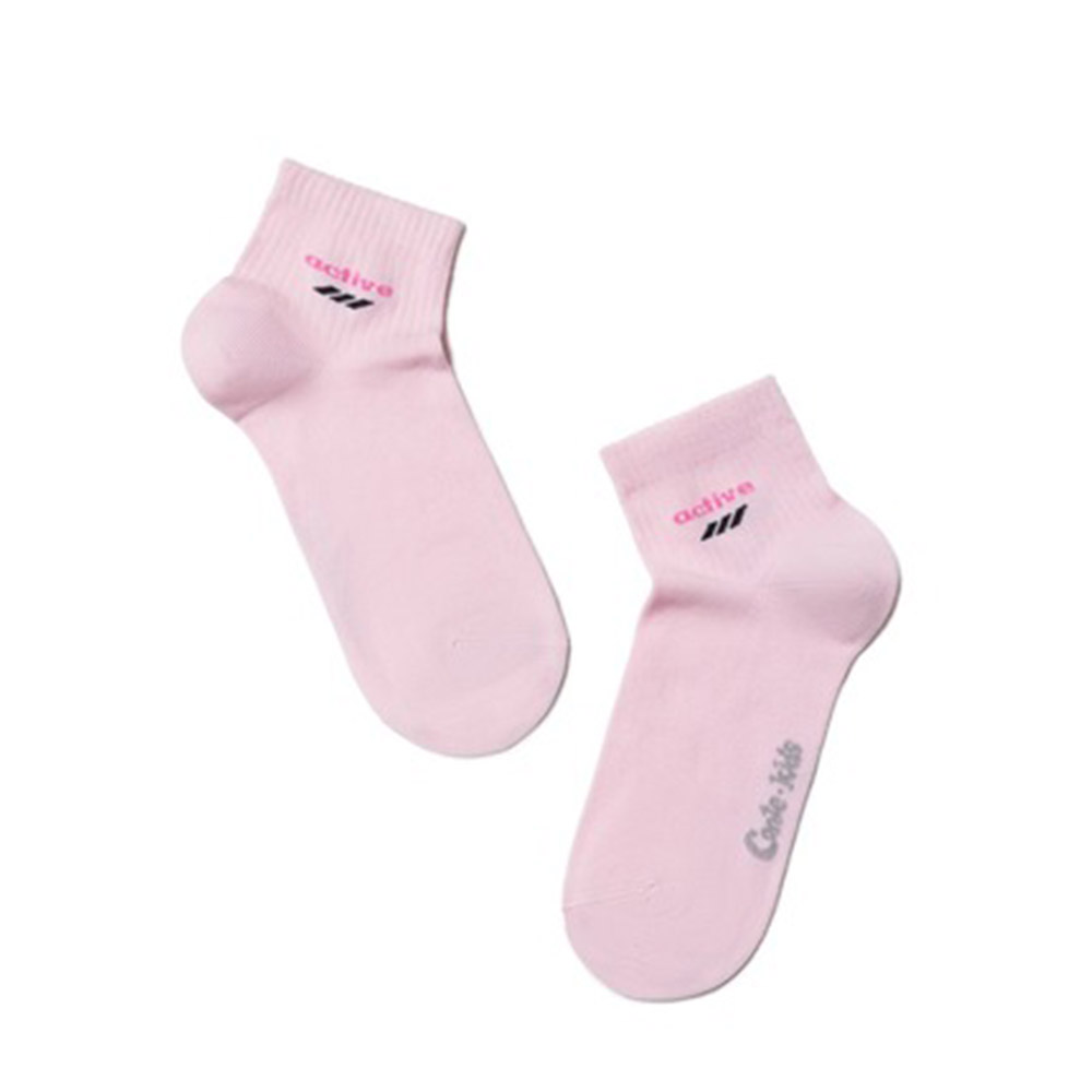 Детские хлопчатобумажные носки Active, розовые (13С-34СП), Conte Kids