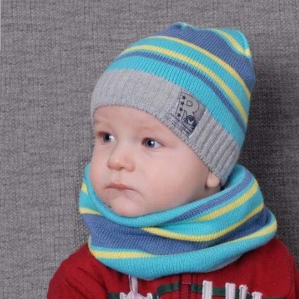 Комплект (шапка + шарф) для хлопчика (432016), OLTA Land