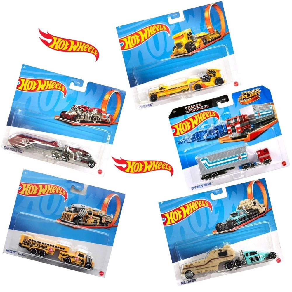 Игрушка грузовик-трейлер HYT56, Hot Wheels