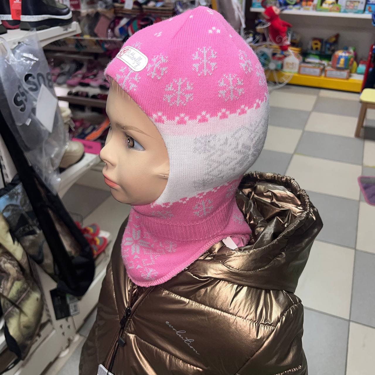 Дитяча шапка-шолом для дівчинки (16340), David's Star