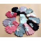 Теплі рукавички для дівчинки із Зайчиком 5-8, 9-10 років, 1525