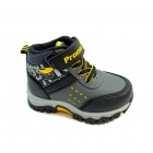 Дитячі черевики для хлопчика, темно-сірі з жовтим 22 розміру (1669/04), Promax