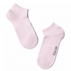Детские хлопчатобумажные носки Active, короткие, однотонные, светло-розовые (19С-180СП), Conte Kids