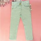 Дитячі джинси для дівчинки, м'ята (7532), Sercino