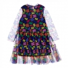 Нарядное платье для девочки, Буквы (4061), MEVIS