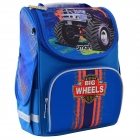 Рюкзак-ранец школьный для мальчика "Big Wheels", синий (555971), Smart