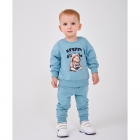 Дитячий костюм (худи + штани) для хлопчика блакитний (117526-1), Smil (Сміл)