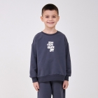 Джемпер толстовка  для мальчика, серый, 116721-1, Smil