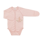 Боді-оранка для дівчинки рожева Зайчики (102786-1), Smil (Сміл).