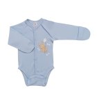 Боді-оранка для хлопчика блакитна Зайчики (102786-1), Smil (Сміл)