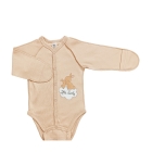 Боді-сорочка бежевий Зайчики (102786-1), Smil (Сміл)