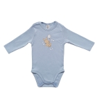 Боді для хлопчика блакитна Зайчики (102787-1), Smil (Сміл)