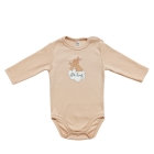 Боді для малюка бежевий Зайчики (102787-1), Smil (Сміл)