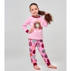 Дитяча тепла піжама для дівчинки, рожева (104531), Smil (Сміл)