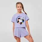 Детская летняя пижама с пандой для девочки, 104698, Smil (Смил)