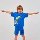 Футболка для хлопчика Активна прогулянка, синя (110720), Сміл