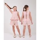 Дитячий літній комплект для дівчинки рожевий, Smil 113331-1