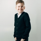 Школьный пиджак для мальчика - черный (116345,116347), Smil