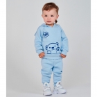 Дитячий костюм теплий (толстовка + штанці) блакитний (117381, 117382), Smil (Сміл)