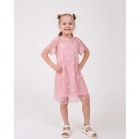Нарядное летнее платье для девочки розовый (120494-1), Smil (Смил)